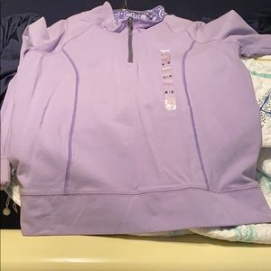 Purple VS pink 3/4 pullover